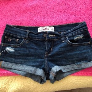 Hollister jean shorts size 3, waist 26